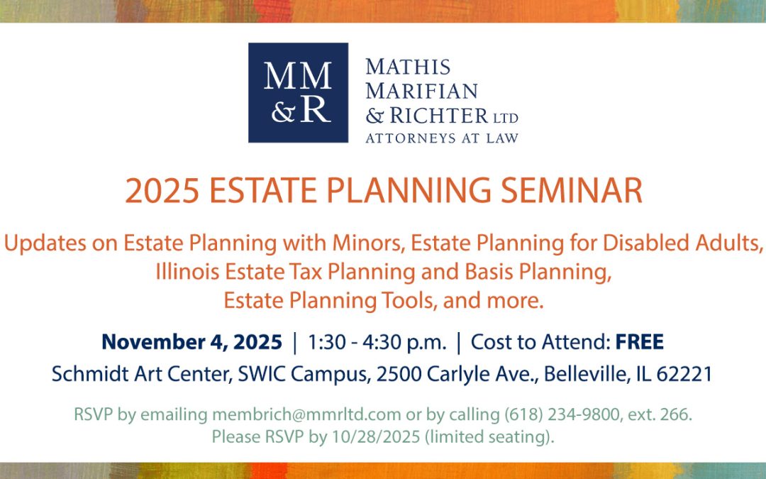 MMR - 2025 Estate Planning Seminar Ad